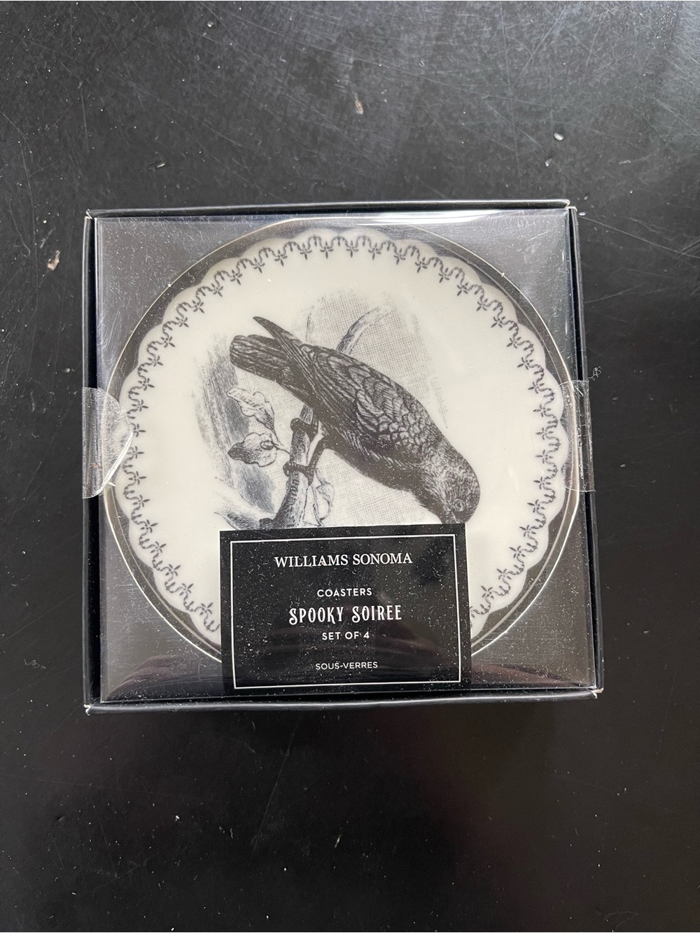 Williams Sonoma Spooky Soiree Coasters